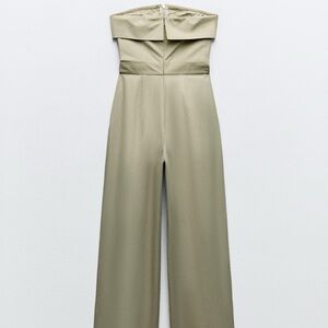 Zara Zippered Wide Leg Jumpsuit